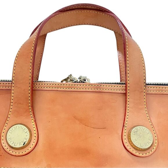 Dooney & Bourke Leather & Canvas Cabriolet Weekender Travel Bag - Picture 10 of 12